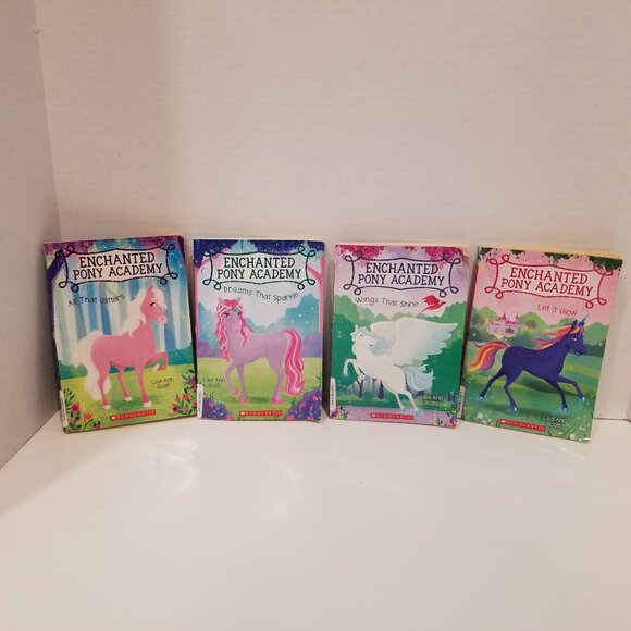 Scholastic Other - "Enchanted Pony Academy" books, complete set of 4, GUC